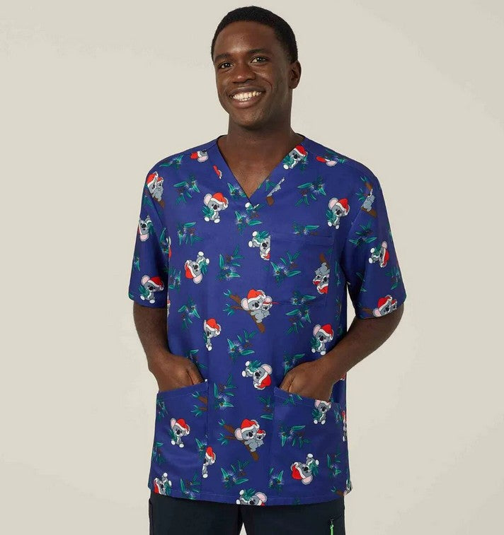 NNT Women's Christmas Scrub Top CATUXV
